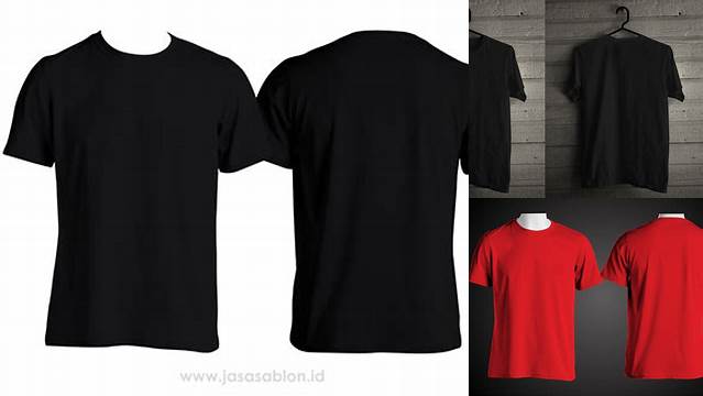 4698+ Mockup Kaos Polos Depan Belakang Exclusive Free PSD Mockups