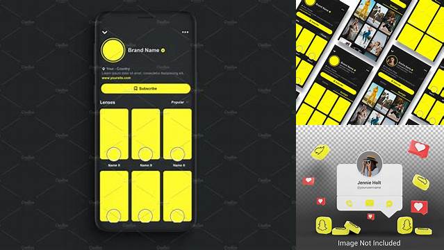 4708+ Snapchat Mockup Psd Free Professional Quality PSD Freebie