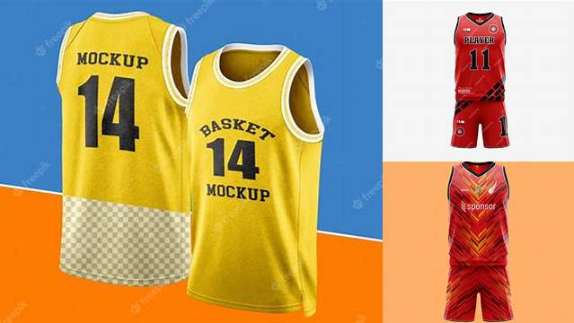 4715+ Jersey Basketball Mockup Psd Smart PNG Image