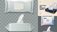 472+ Tissue Paper Packaging Mockup Free Graphic Resource