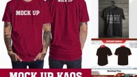 4727+ Mock Up Kaos Cdr PSD Free Download