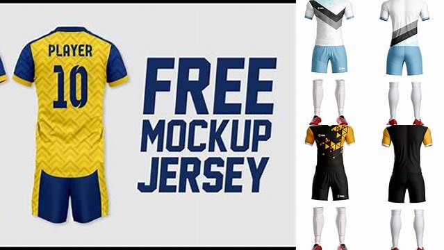 4733+ Mockup Jersey Futsal Coreldraw Best Free Mockup PSD