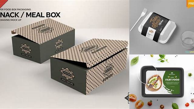 4734+ Box Food Mockup Free PSD