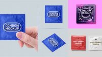 4737+ Condom Mockup Best Free Mockup PSD