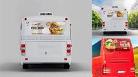 4737+ Mockup Busdoor Download Customizable PSD