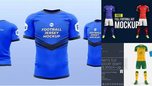 4739+ Football Kit Mockup Psd Free Download Free PSD