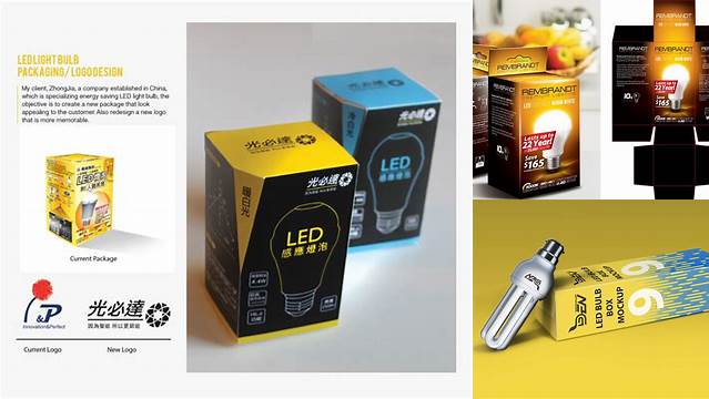 4743+ Led Bulb Packaging Design Psd Free Download PSD File Download