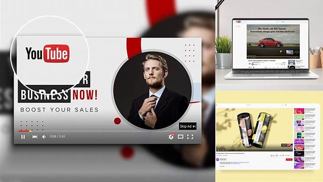 475+ Youtube Bumper Ad Mockup PSD Free Download