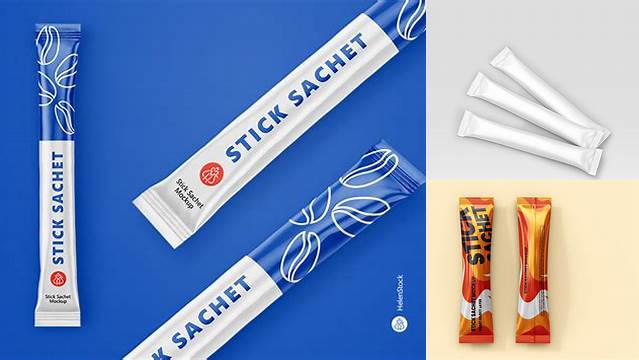 4751+ Stick Sachet Mockup Stylish Free PSD