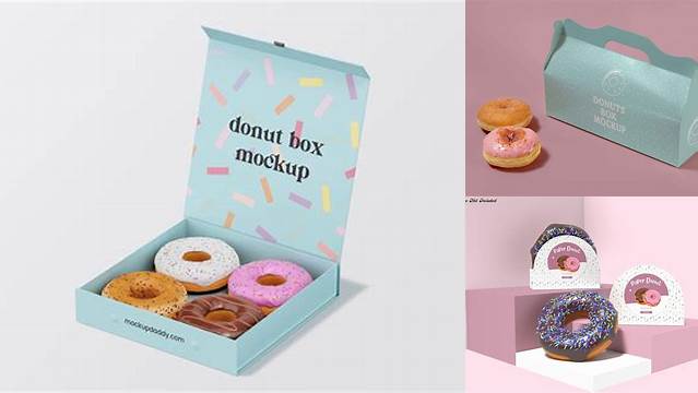 4754+ Donut Packaging Mockup High-Resolution PSD Download