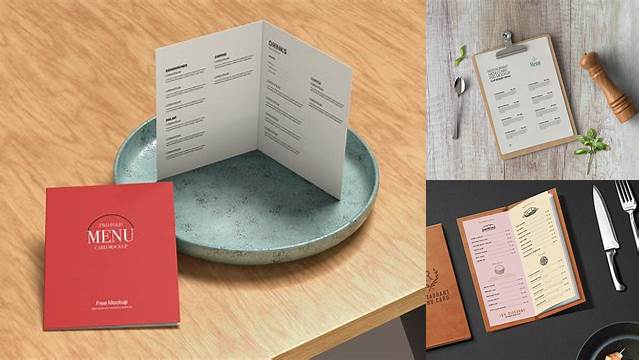 4762+ A3 Menu Mockup Free PSD Free Download