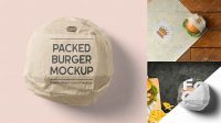 4771+ Burger Wrap Mockup Free Easy Editable