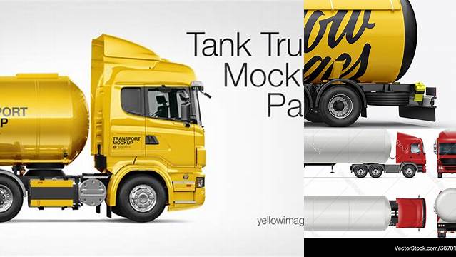 4787+ Tank Truck Mockup Include TIFF