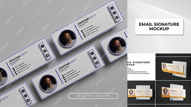 4804+ Email Signature Mockup Free PSD