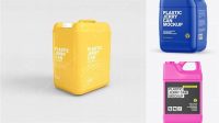 4821+ Plastic Jerry Can Mockup Best for Showcase