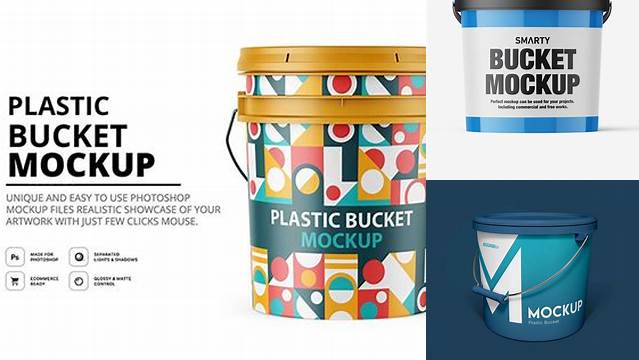 4822+ Bucket Mockup Free Download Creative Design Resource