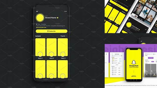 4826+ Snapchat Mockup Psd Free Include TIFF