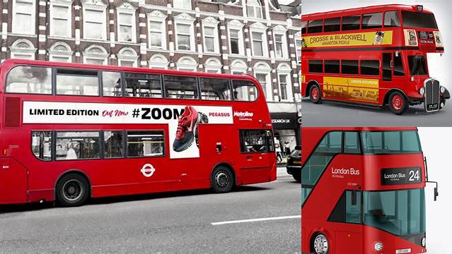 4828+ London Bus Mockup PSD Download