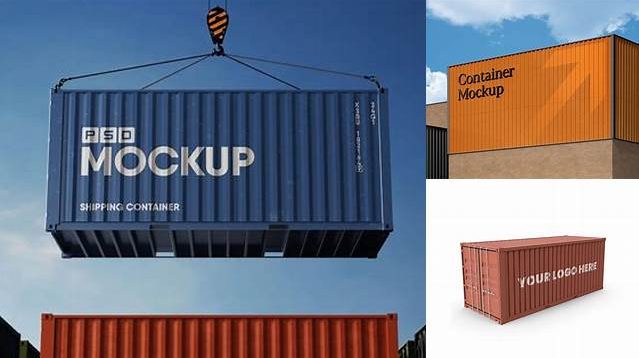 4829+ Container Mockup Free Creative Design Resource