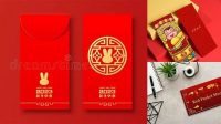 4835+ Red Packet Mockup Include TIFF