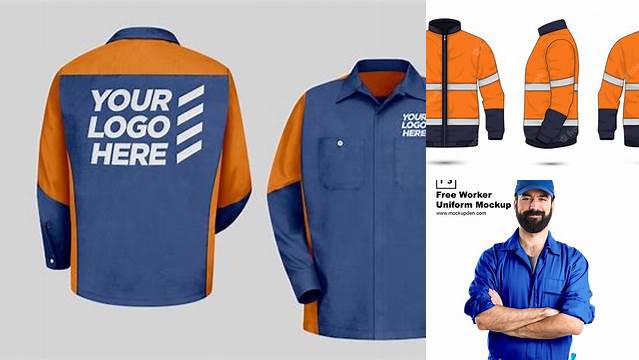 4835+ Worker Uniform Mockup Free Easy Editable