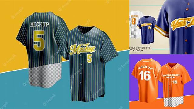 4839+ Baseball Jersey Mockup Psd Free PSD File Download