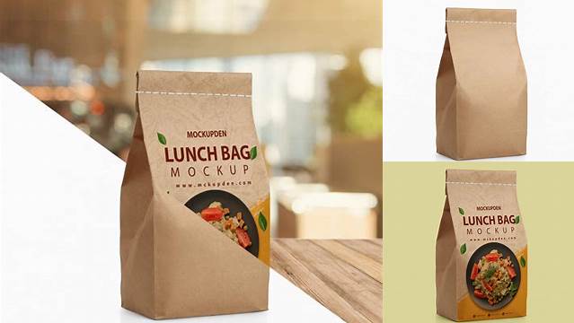 4840+ Lunch Bag Mockup Free Mockup PSD