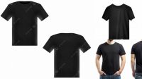 4840+ Mockup Kaos Hitam Png Download Customizable PSD