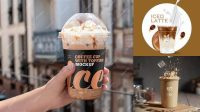 485+ Iced Coffee Mockup Free PSD