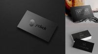 4852+ Spot Uv Card Mockup Elegant and Stylish Free PSD