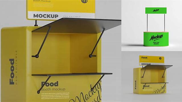 4854+ Food Booth Mockup Free Digital Download