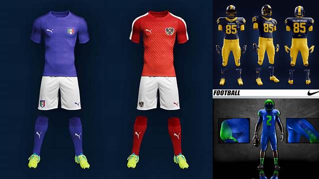 4864+ Football Uniform Mockup Free Free PSD