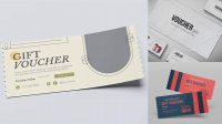 4865+ Free Voucher Mockup Include TIFF