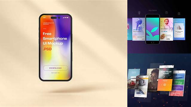 487+ Mobile Screen Mockup Free Layered PSD File