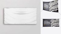 487+ Vinyl Banner Mockup Smart PNG Image