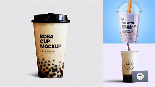 4870+ Boba Cup Mockup Free Download Free