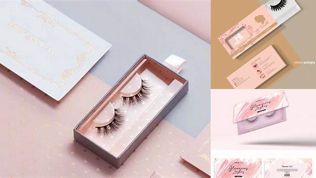 4871+ Lashes Box Mockup Smart Editable Design Mockup