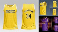 4878+ Mockup Jersey Basketball Free Best Free Mockup PSD