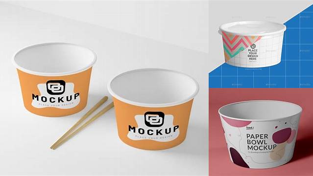 488+ Paper Bowl Mockup Psd Free Hight Resolution