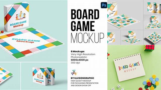 4880+ Board Game Mockup Psd Free Stylish Free PSD