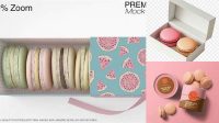 4886+ Macaron Packaging Mockup Digital Download