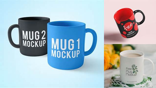 4886+ Mug Animated Mockup Free PSD Free Download