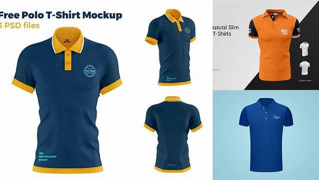 4887+ Polo Mockup Free Best for Showcase