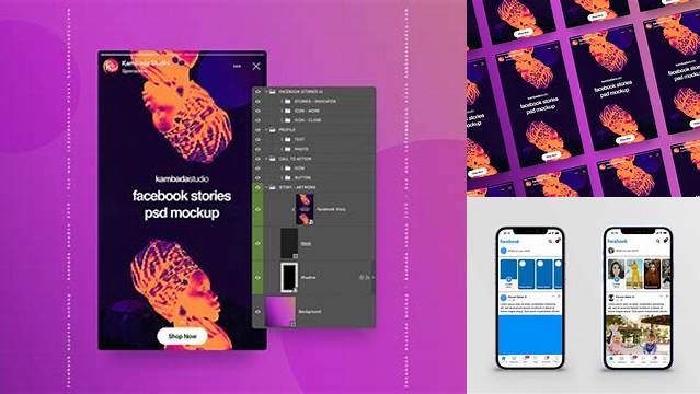 4910+ Facebook Story Mockup Psd Free Include TIFF