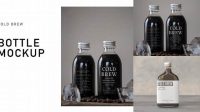 4913+ Cold Brew Bottle Mockup Download Free