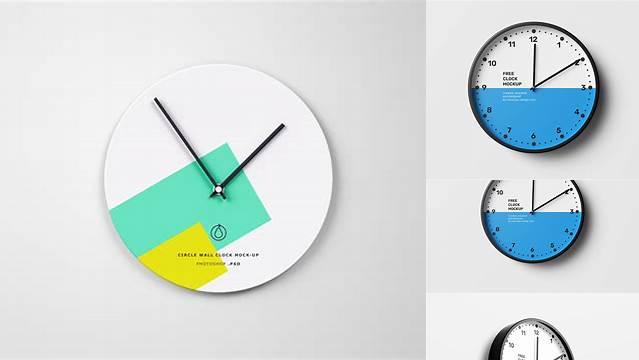 4930+ Clock Mockup Psd PSD Download