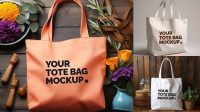 4934+ Tote Bag Mockup Premium Design Freebie