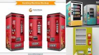 4936+ Vending Machine Mockup Best for Showcase