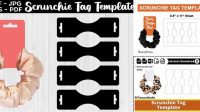 4943+ Scrunchie Tag Template Free Premium Design Freebie