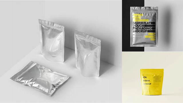 4944+ Transparent Foil Pouch Packaging Mockup Free Download Hight Resolution